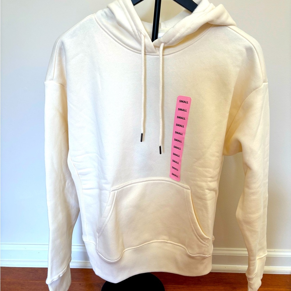 Member's Mark Cream Fleece‎ Hoodie Small